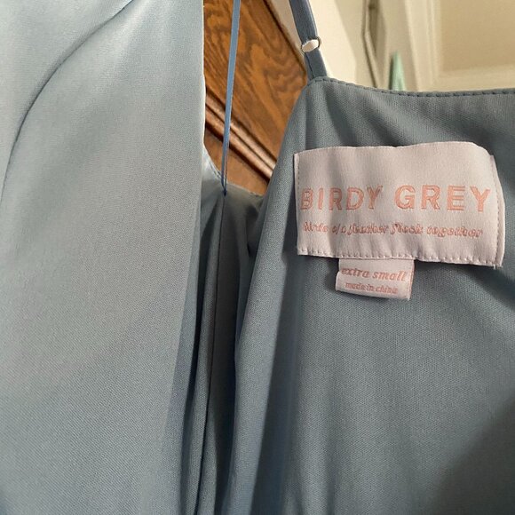 Birdy Grey Gwennie Dress in Chiffon Dusty Blue - Picture 8 of 8